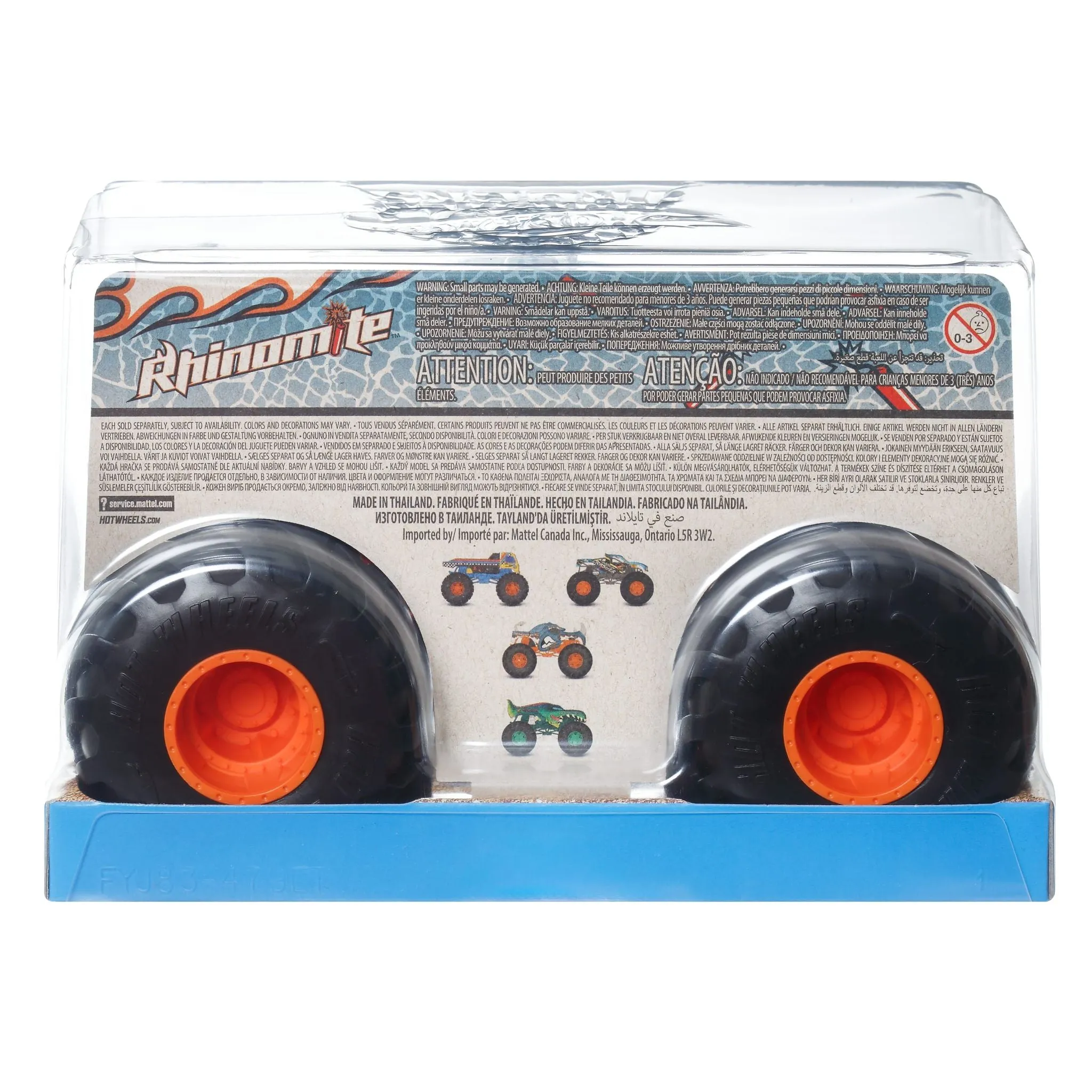Hot Wheels 1:24 Monster Trucks Oversized - Rhinomite