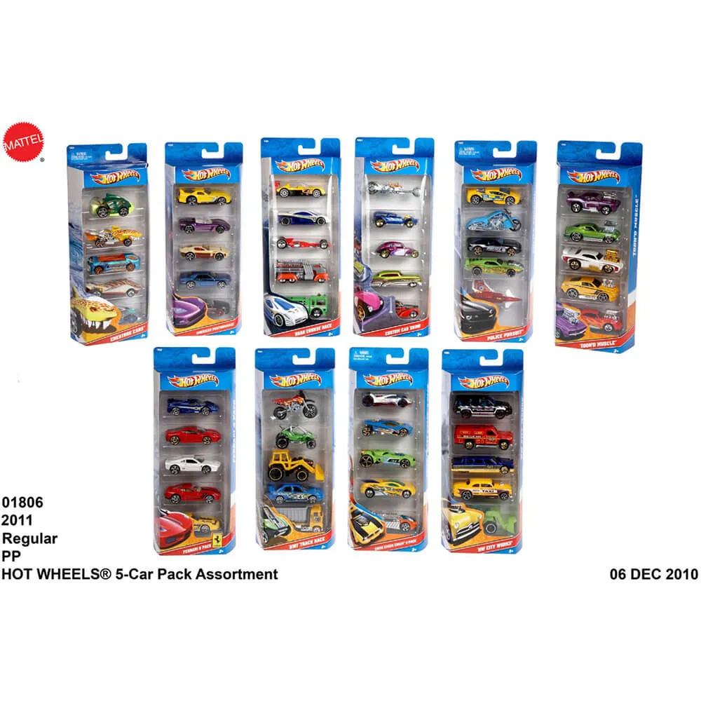 Hot Wheels 5-Car Pack