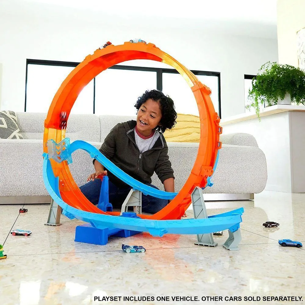 Hot Wheels Massive Loop Mayhem Track Playset