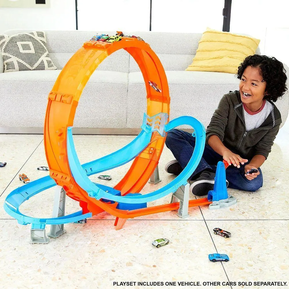 Hot Wheels Massive Loop Mayhem Track Playset