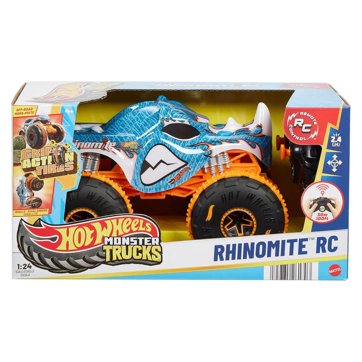 Hot Wheels Monster Truck Rhinomite Remote Control Vehicle