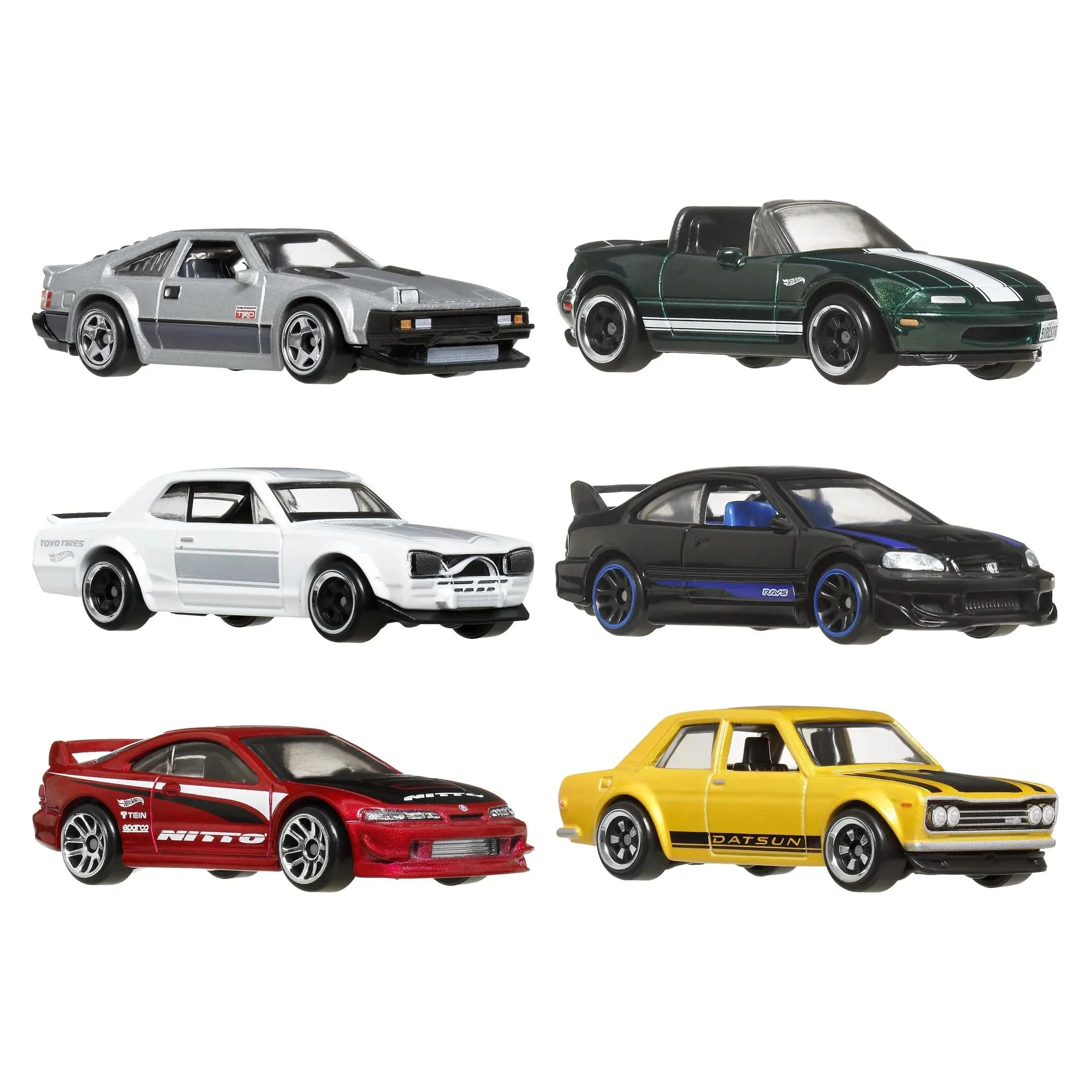 Hot Wheels Streets of Japan - 6 Cars Multipack