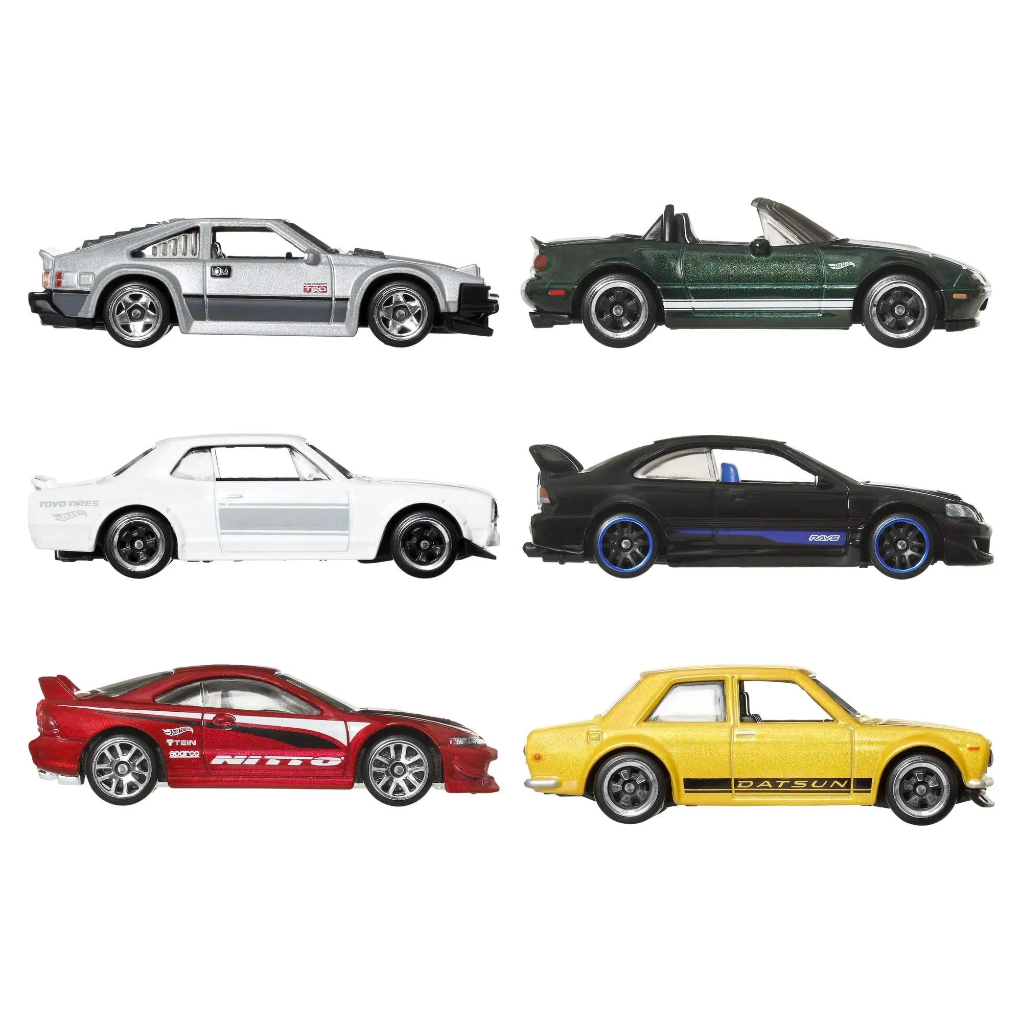 Hot Wheels Streets of Japan - 6 Cars Multipack
