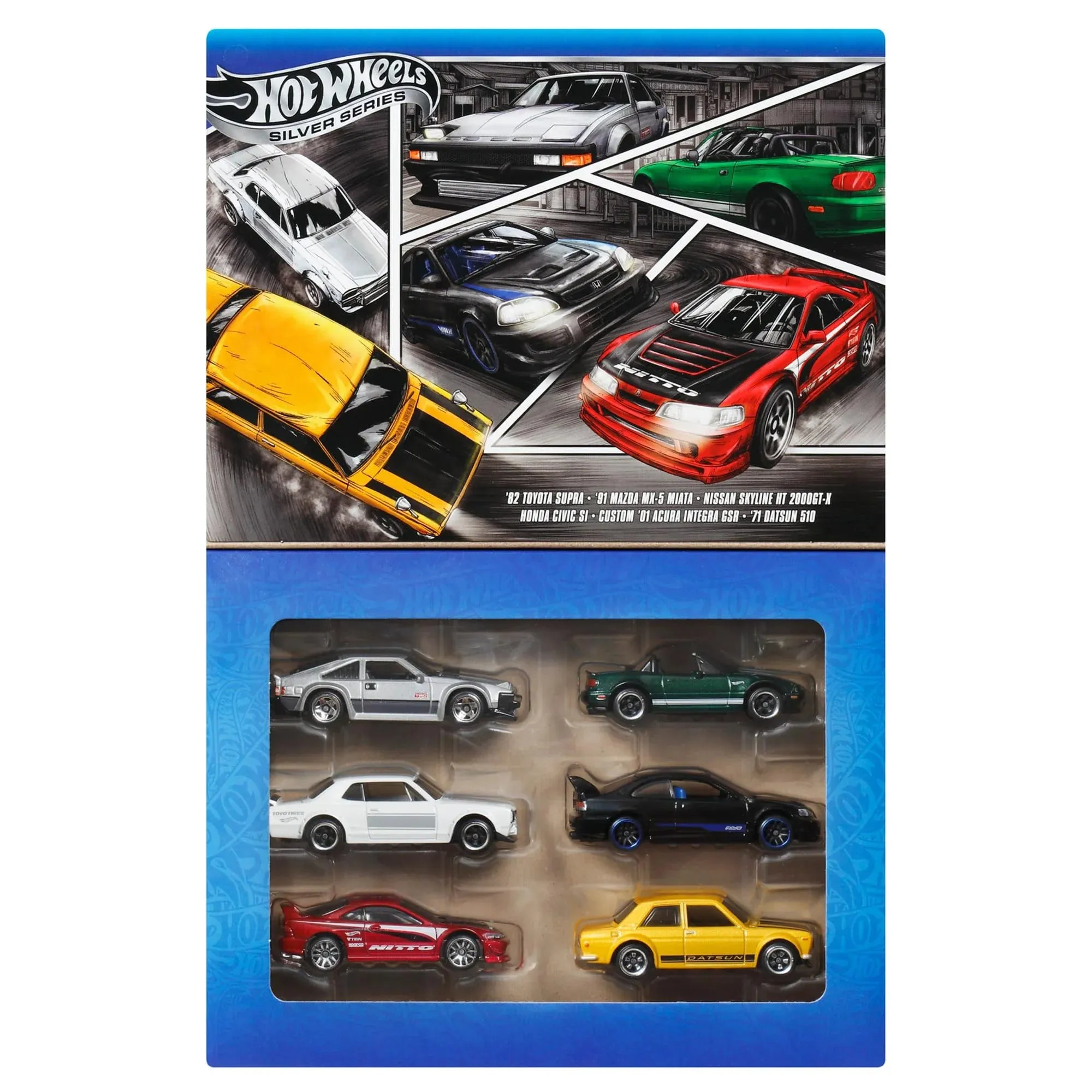 Hot Wheels Streets of Japan - 6 Cars Multipack