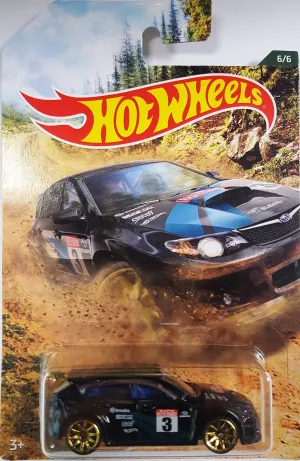 Hot Wheels Theme Automotive Vehicle Backroad Rally Sport 6/6 Subaru Wrx Sti
