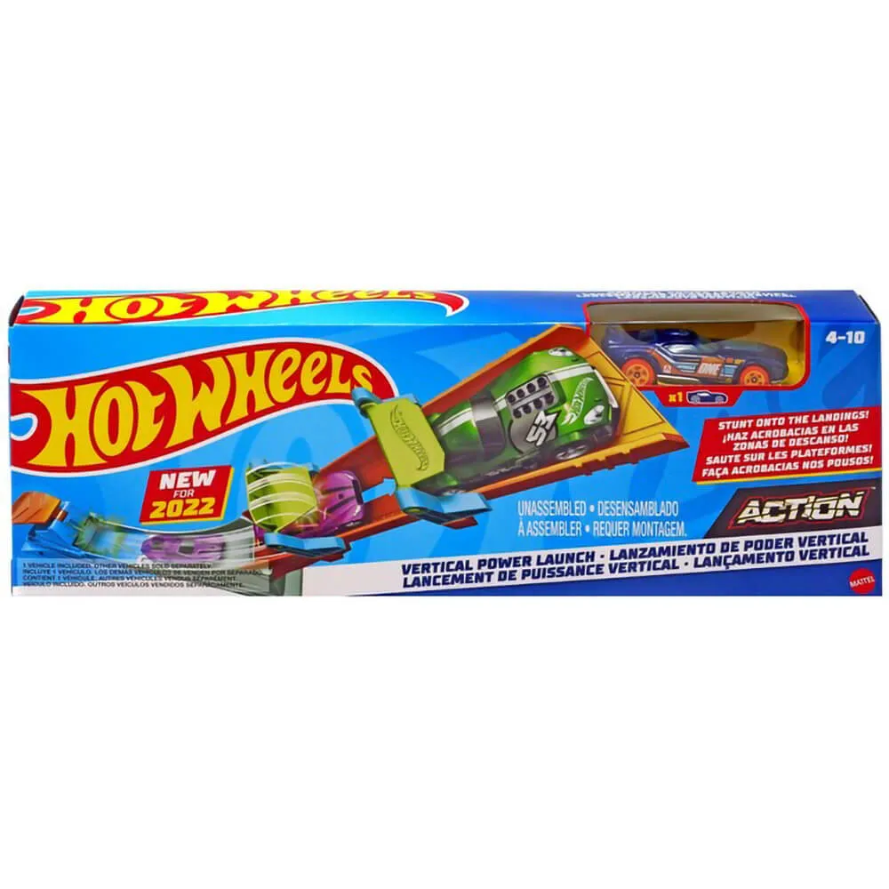 Hot Wheels Vertical Power Launch Classic Stunt Set