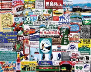 I Love New Hampshire (1305pz) - 1000 Piece Jigsaw Puzzle White Mountain