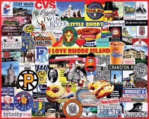 I Love Rhode Island (1719pz) - 1000 Piece Jigsaw Puzzle White Mountain