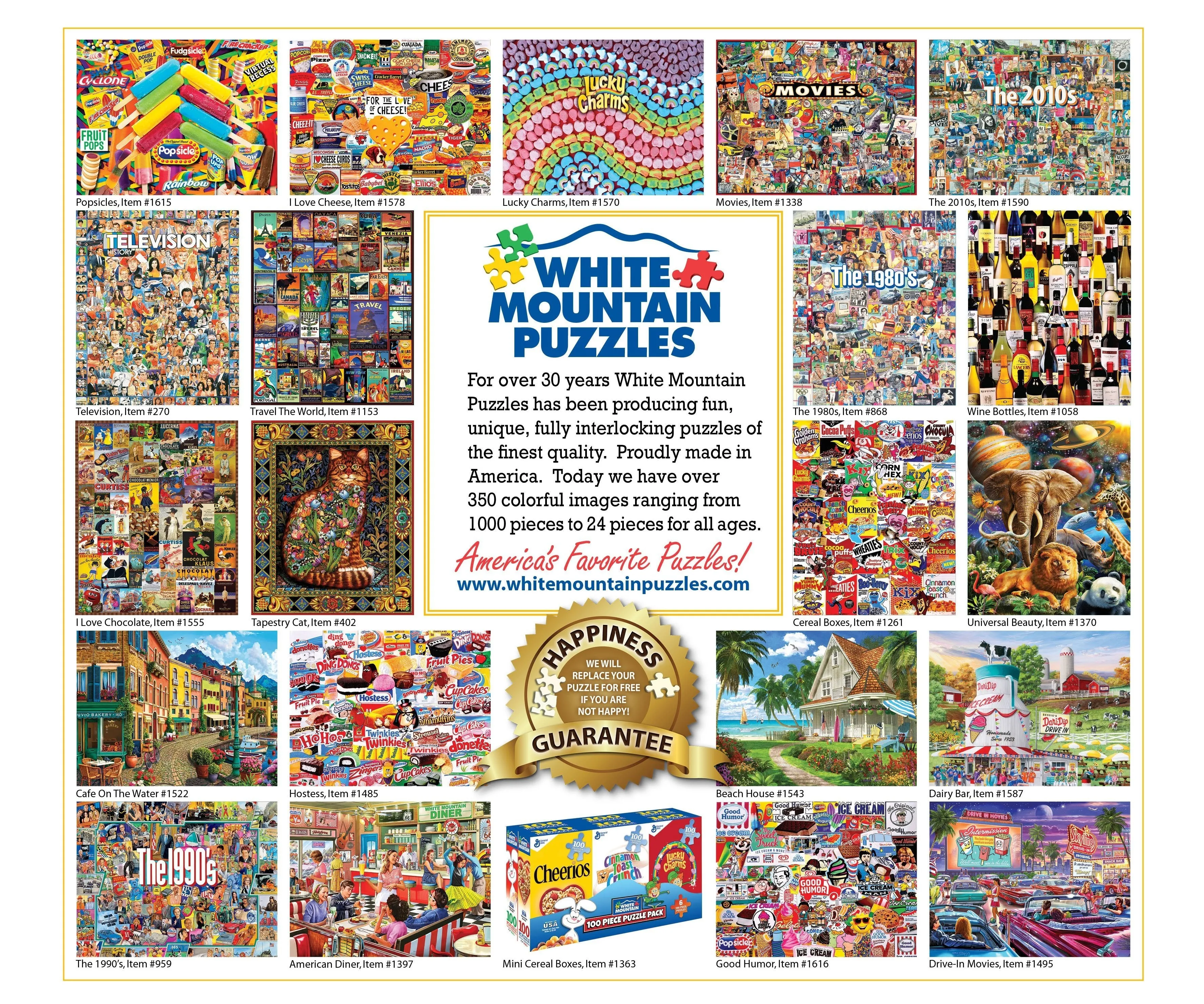 I Love Rhode Island (1719pz) - 1000 Piece Jigsaw Puzzle White Mountain