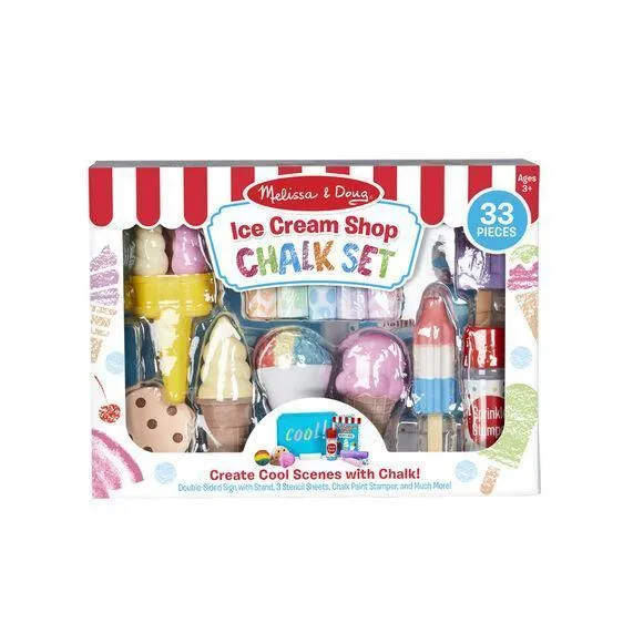 Ice Cream Shop Chalk Set
