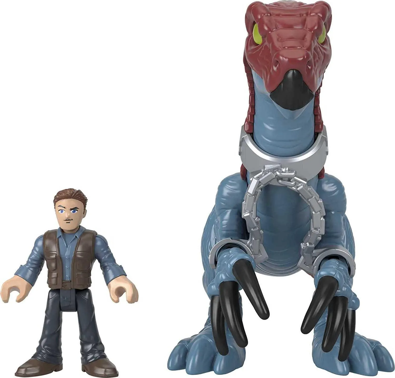 Imaginext Jurassic World Therizinosaurus and Owen