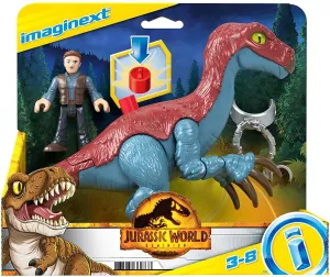 Imaginext Jurassic World Therizinosaurus and Owen