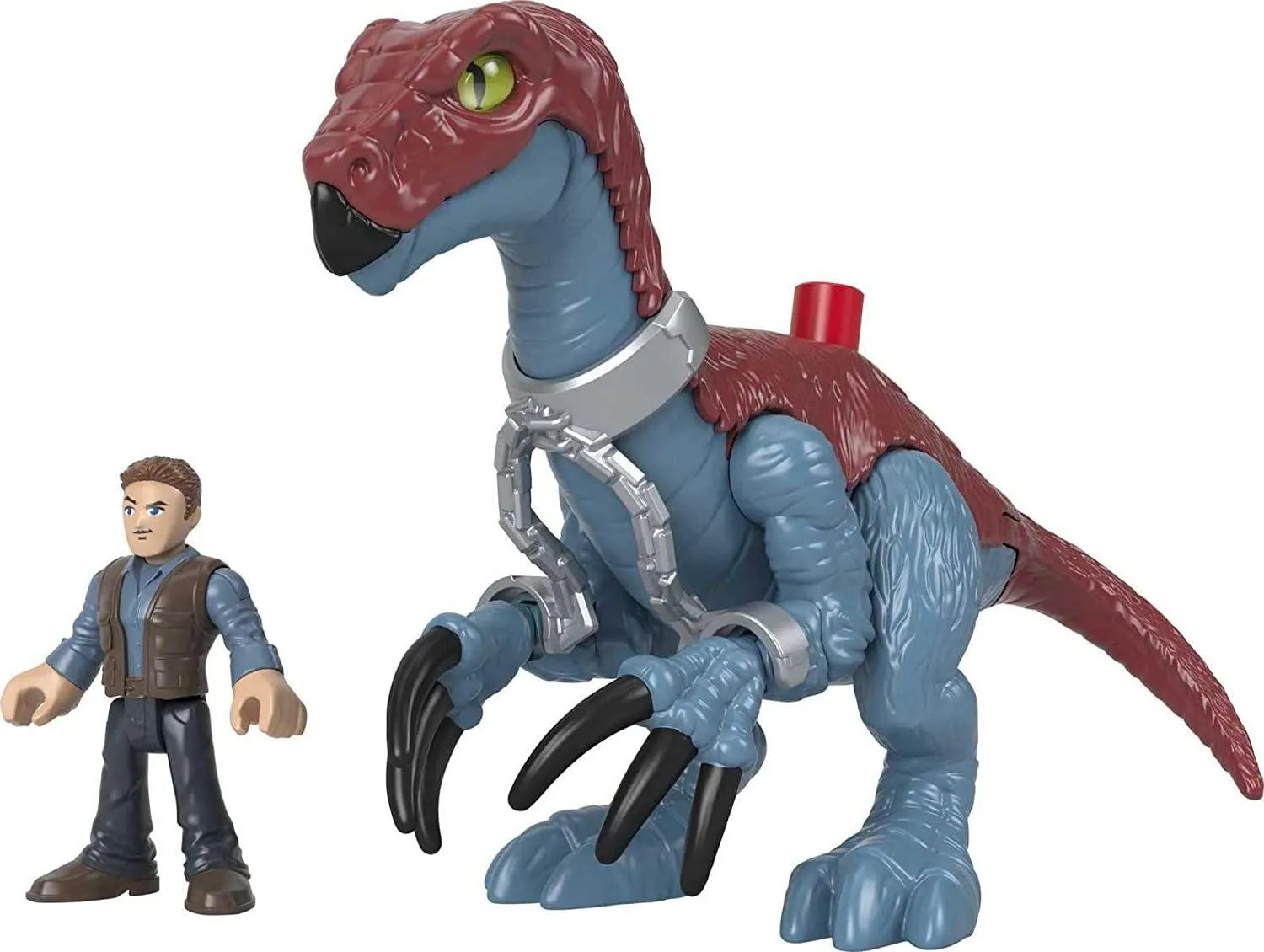Imaginext Jurassic World Therizinosaurus and Owen