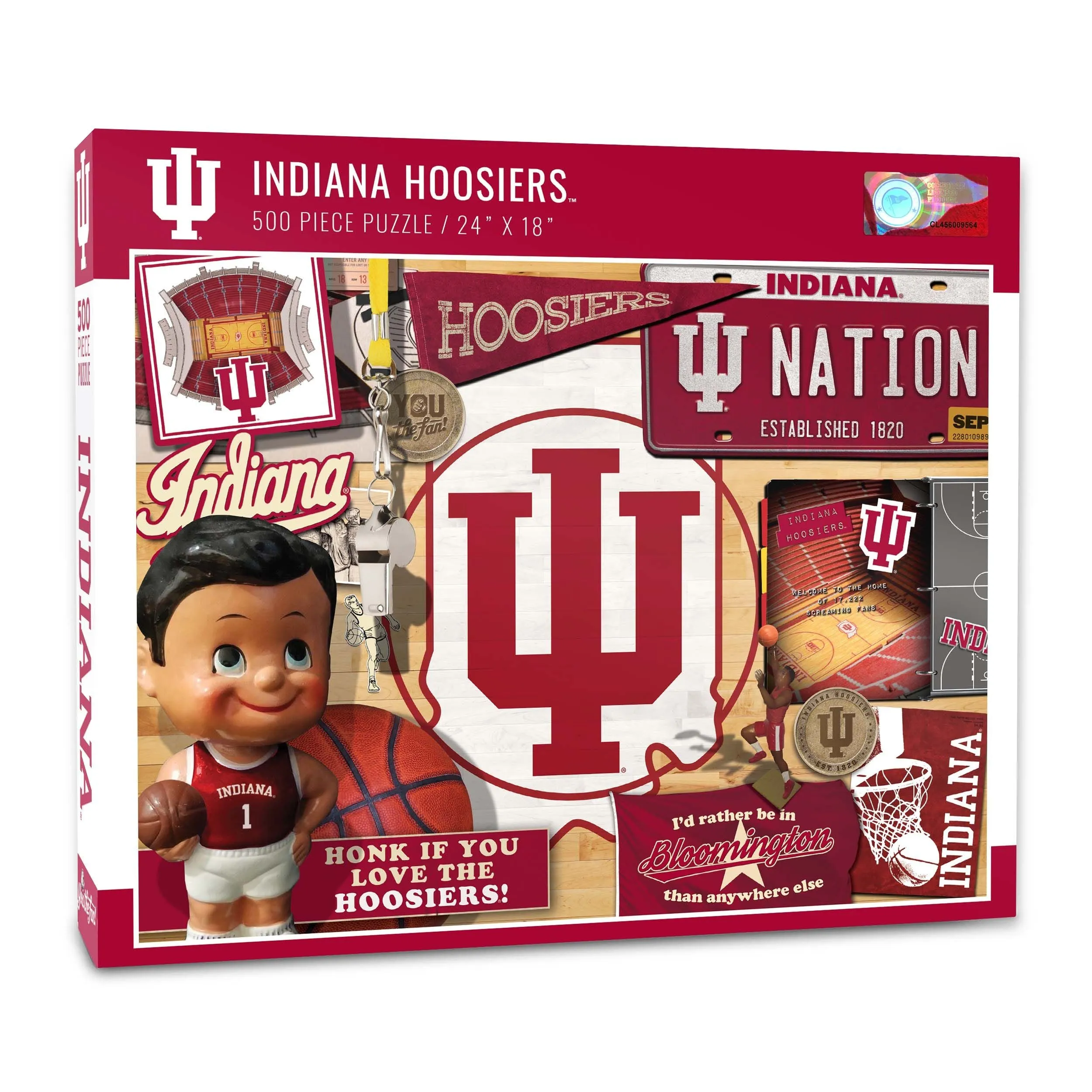 Indiana Hoosiers (950288) - 500 Pieces White Mountain