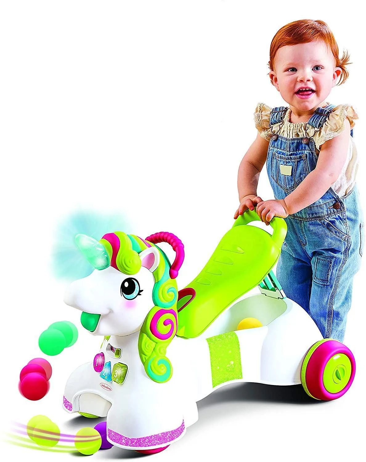 Infantino 3-in-1 Sit, Walk & Ride Interactive Unicorn
