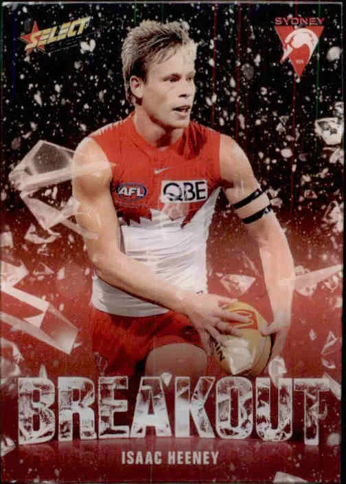 Isaac Heeney, B78, Breakout, 2025 Select AFL Footy Stars