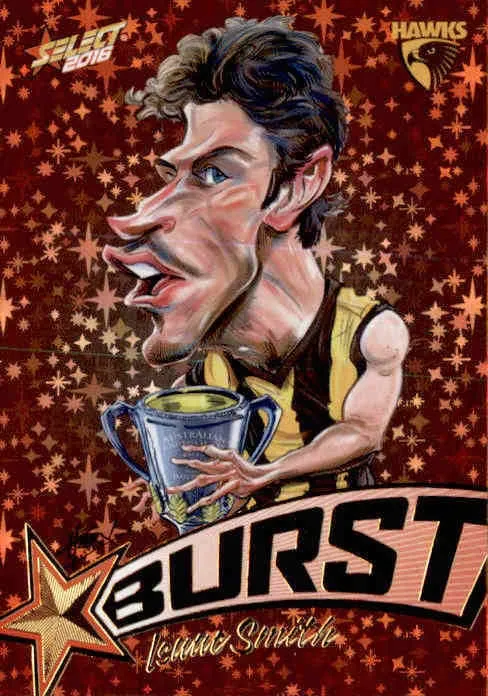 Isaac Smith, Starburst Caricatures, 2016 Select AFL Footy Stars
