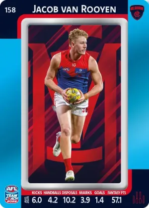 Jacob Van Rooyen, #158, Blue Parallel, 2025 Teamcoach AFL