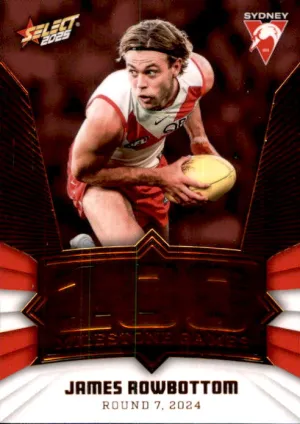 James Rowbottom, MG87, Milestone, 2025 Select AFL Footy Stars