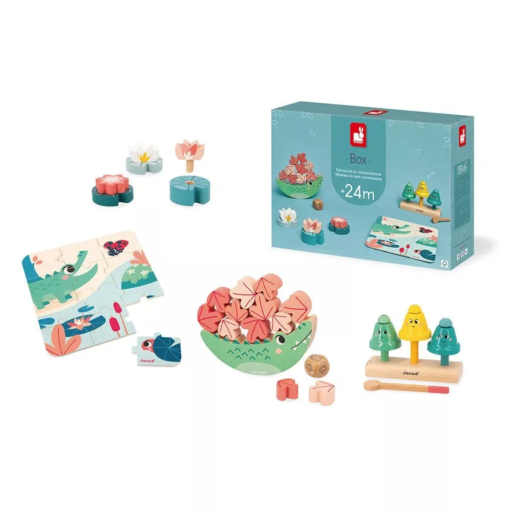 Janod: 24m Box - A collection of toys for 2 year olds!
