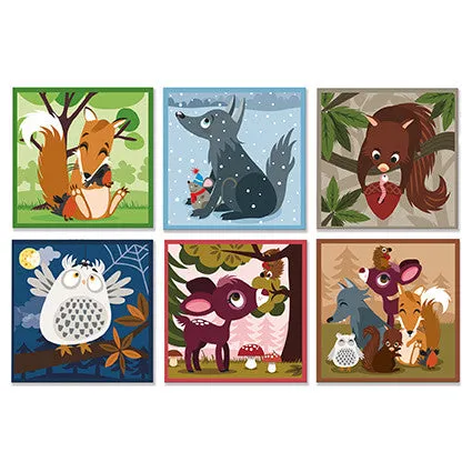 Janod Kubid Forest Animals Blocks