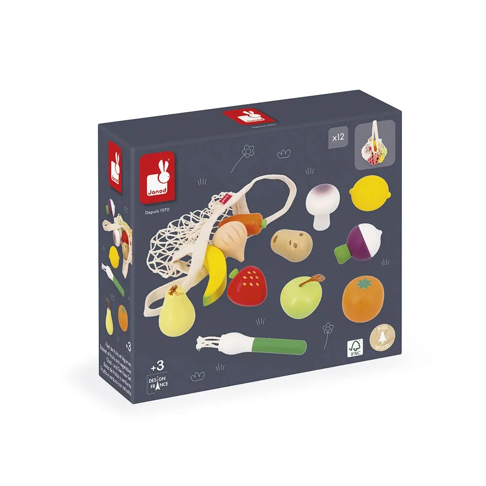 Janod Shiny Grandma - Fruits and Vegetables Net