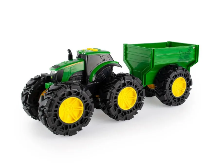 John Deere Monster Treads Tractor And Wagon