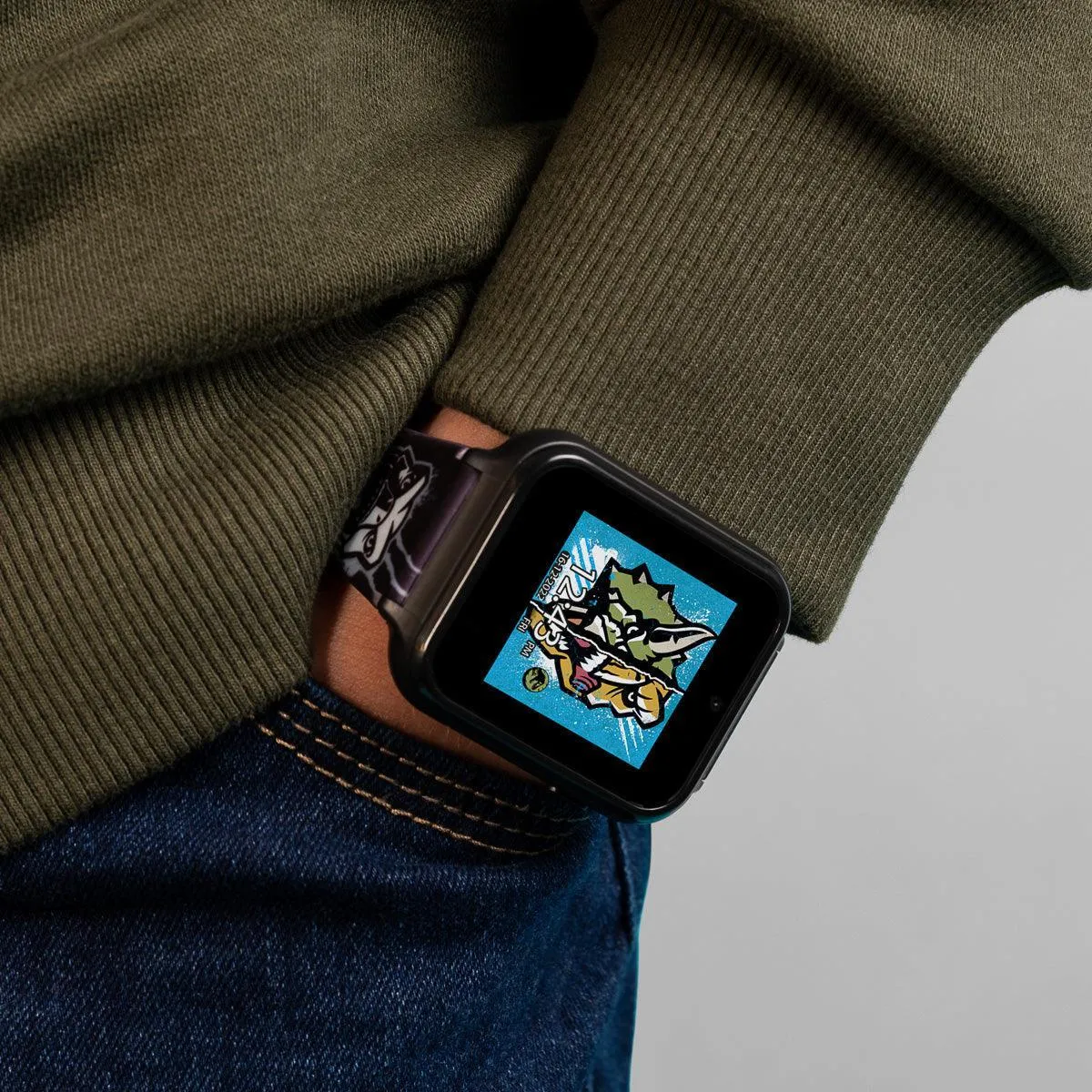 Jurassic Park Black Interactive Silicon Strap Watch