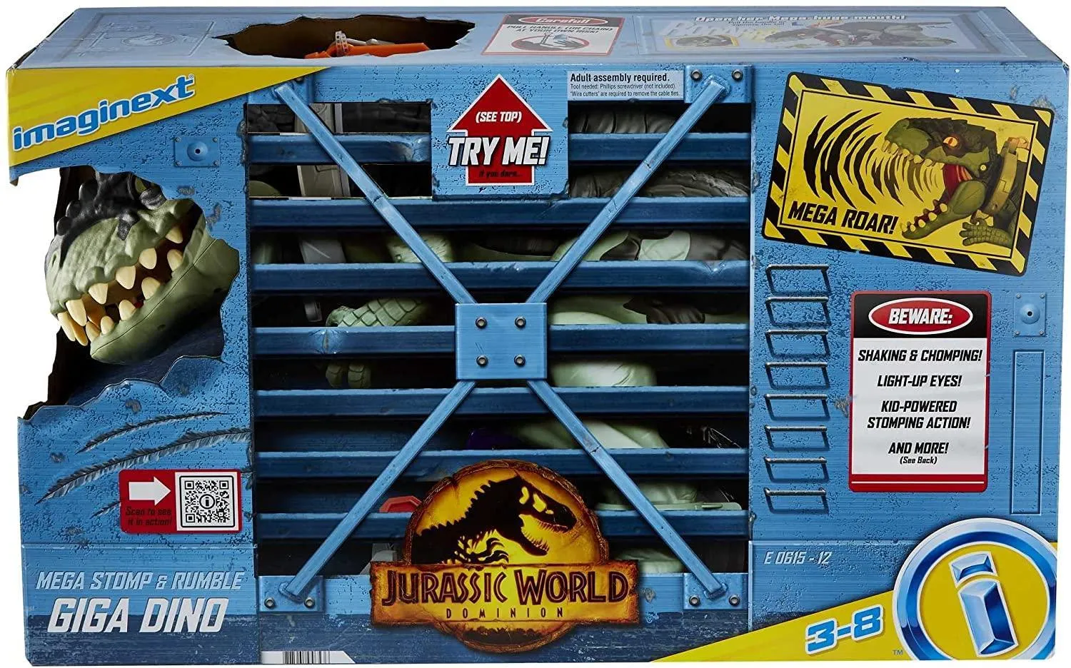JURASSIC WORLD Dominion: Mega Stomp & Rumble Giga Dinosaur