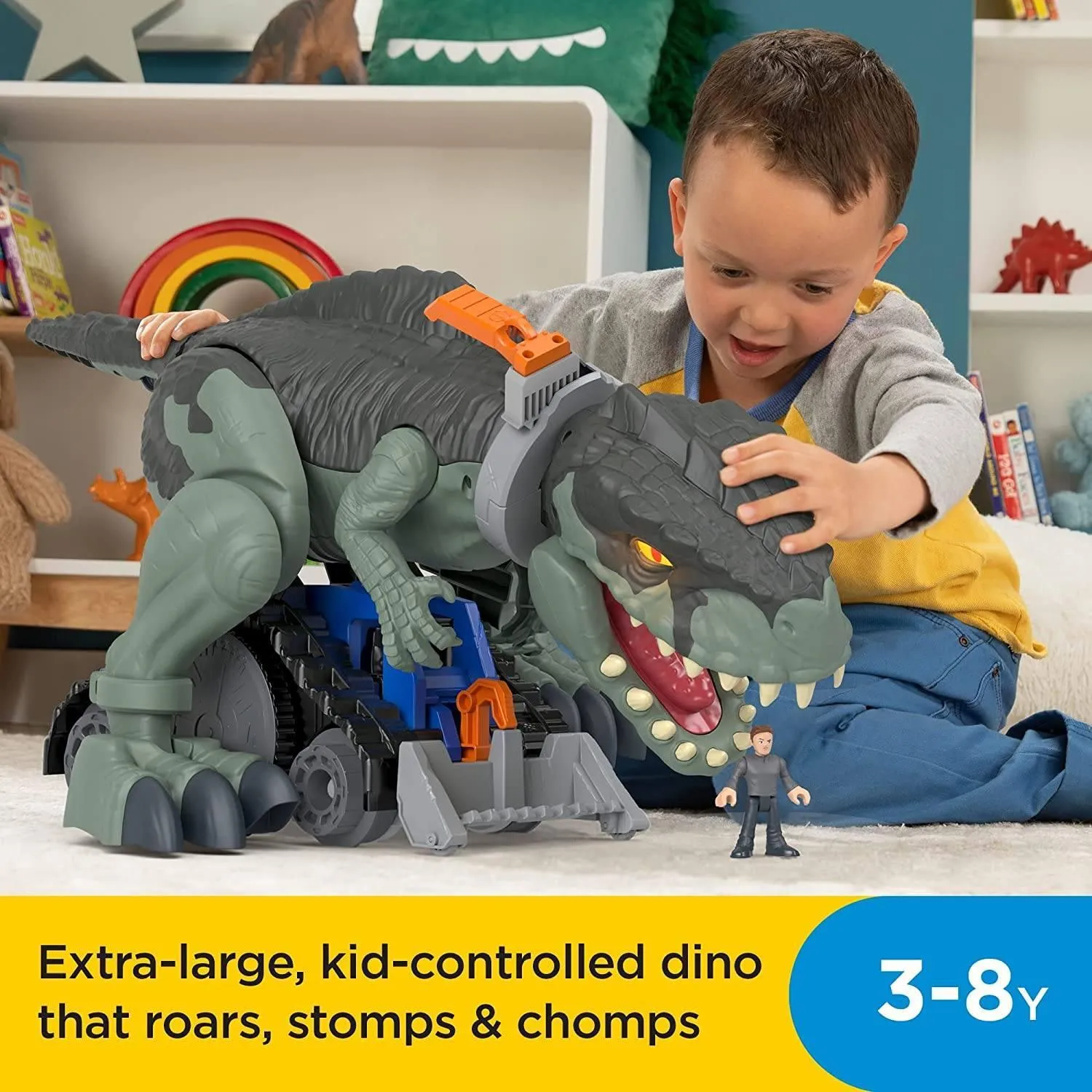 JURASSIC WORLD Dominion: Mega Stomp & Rumble Giga Dinosaur