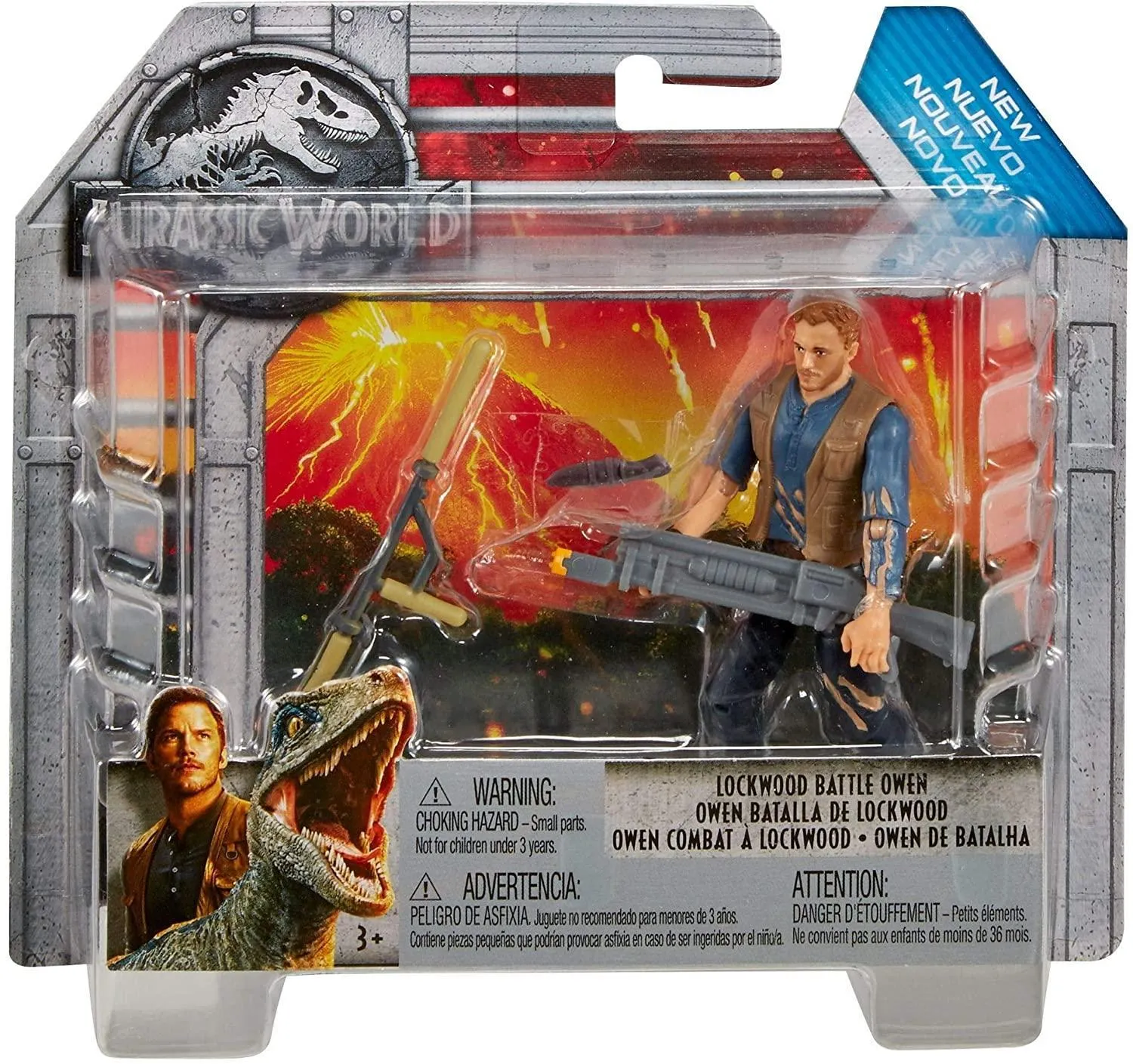 Jurassic World Lockwood Battle Owen Mercenary Figure
