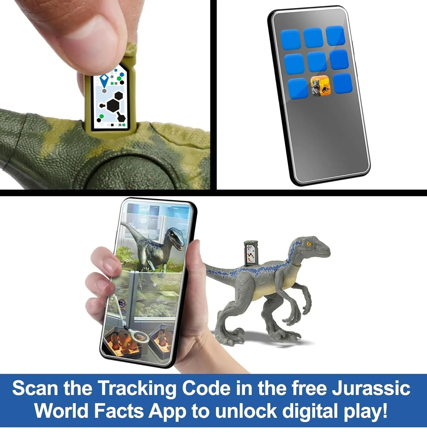 Jurassic World Strike Attack Dinosaur Atrociraptor Action Figure
