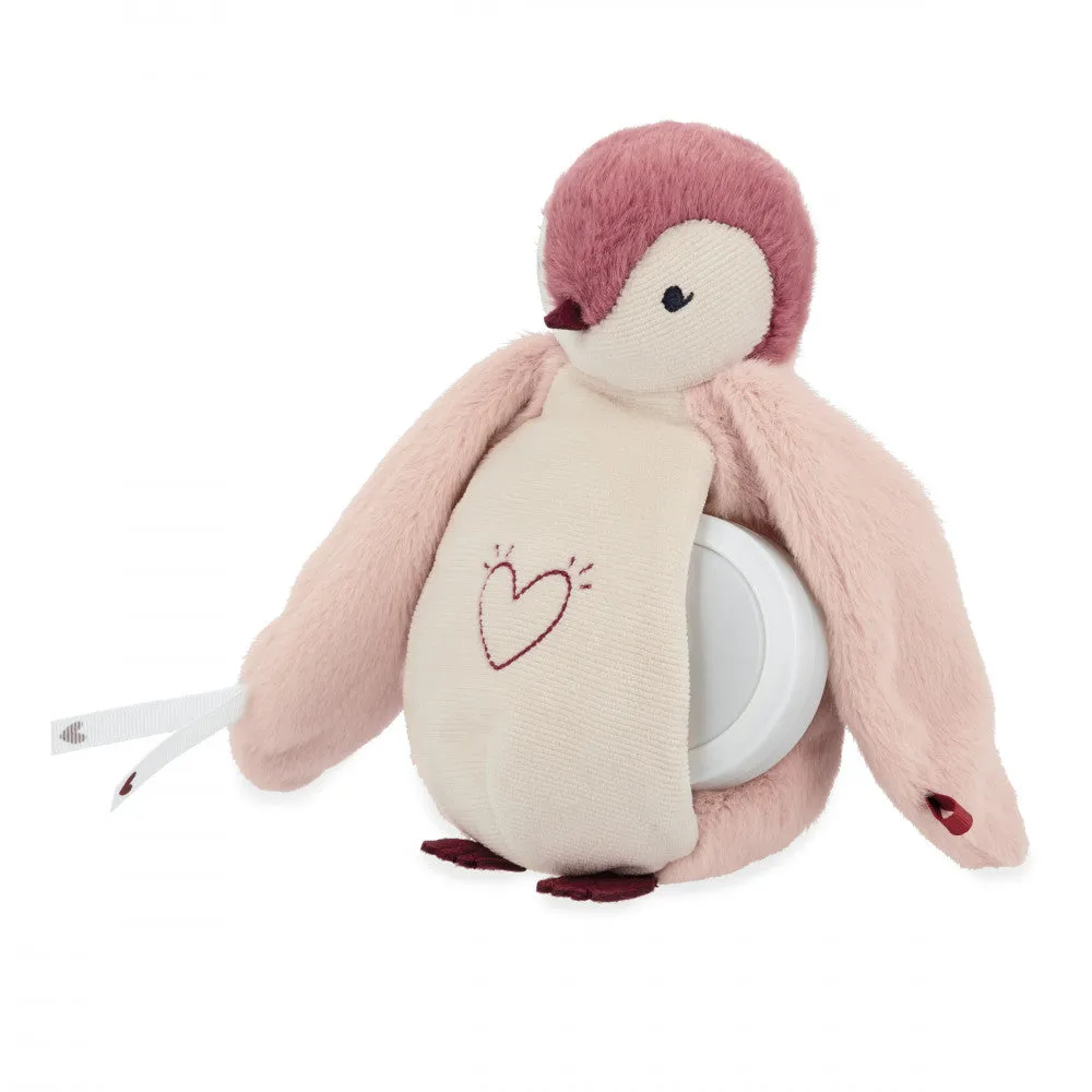 Kaloo Nightlight Plush Penguin Pink