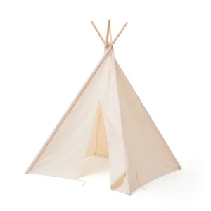 Kid's Concept Tipi Tent Off White 110x110x160cm