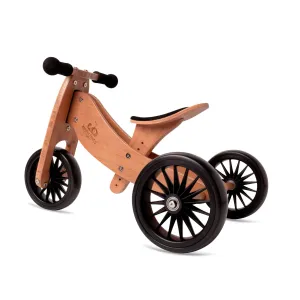 Kinderfeets 2-in-1 Tiny Tot Plus Tricycle & Balance Bike - Bamboo