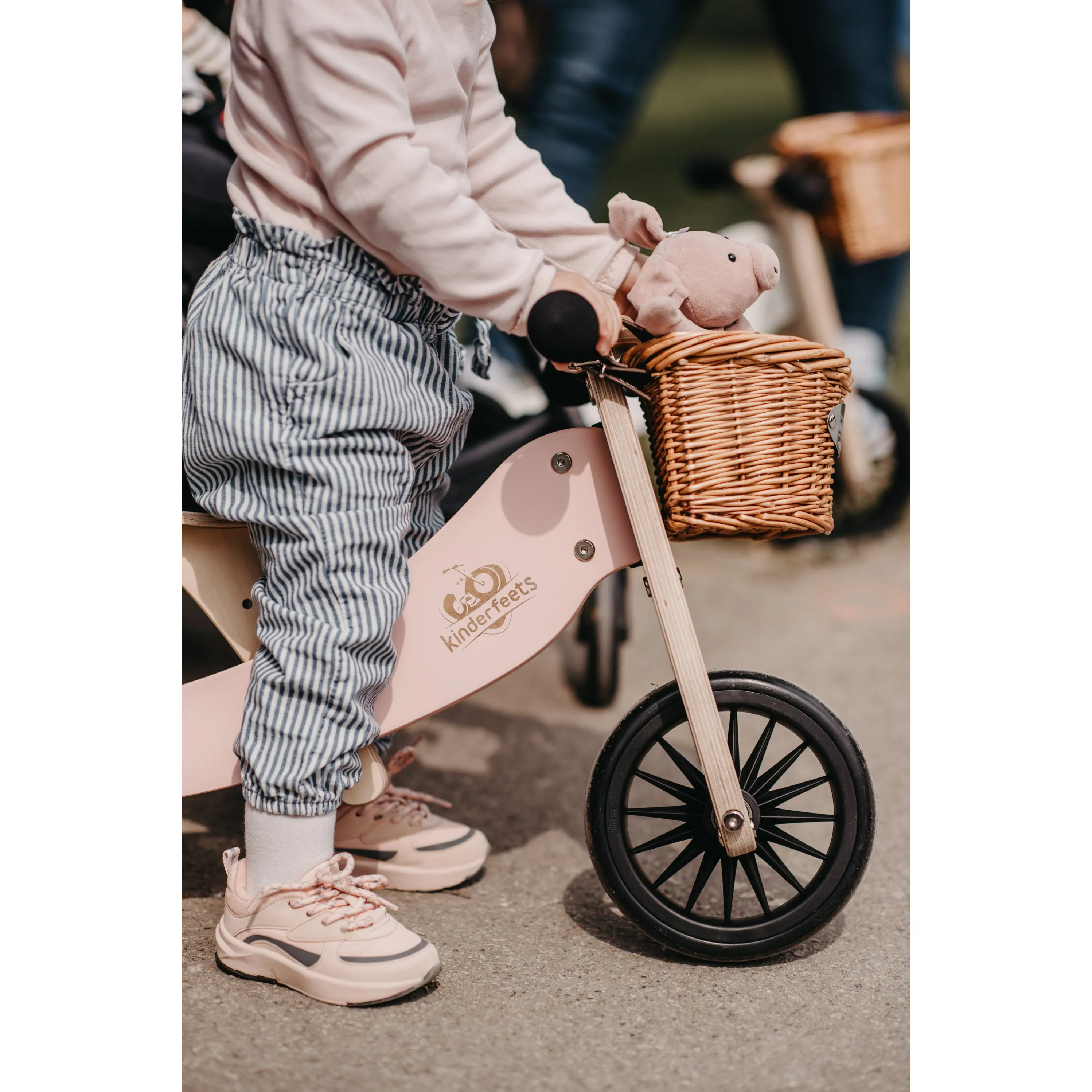 Kinderfeets 2-in-1 Tiny Tot Plus Tricycle & Balance Bike - Rose