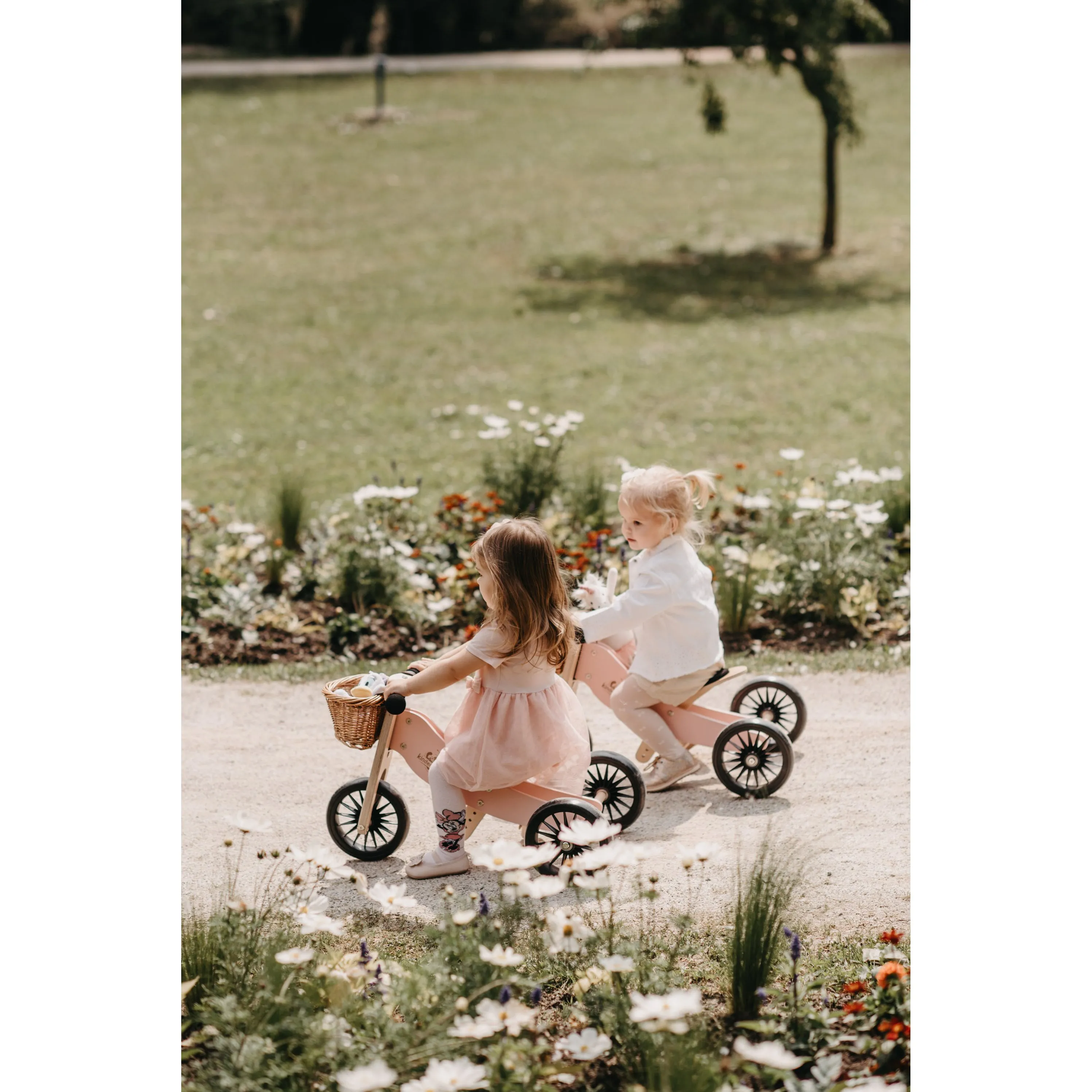Kinderfeets 2-in-1 Tiny Tot Plus Tricycle & Balance Bike - Rose