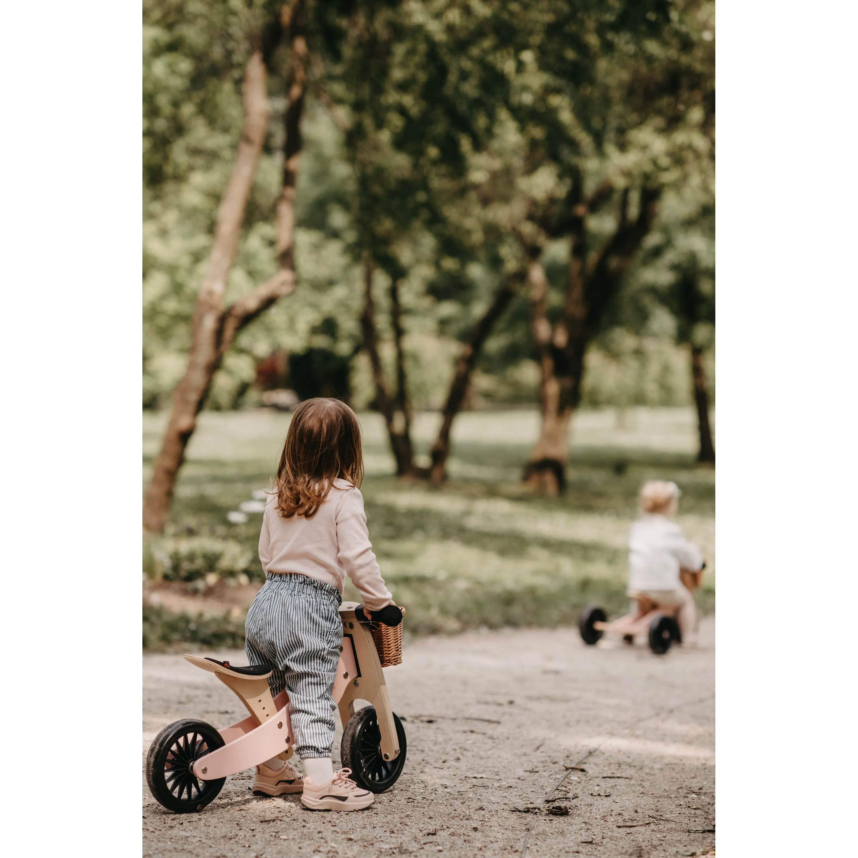 Kinderfeets 2-in-1 Tiny Tot Plus Tricycle & Balance Bike - Rose