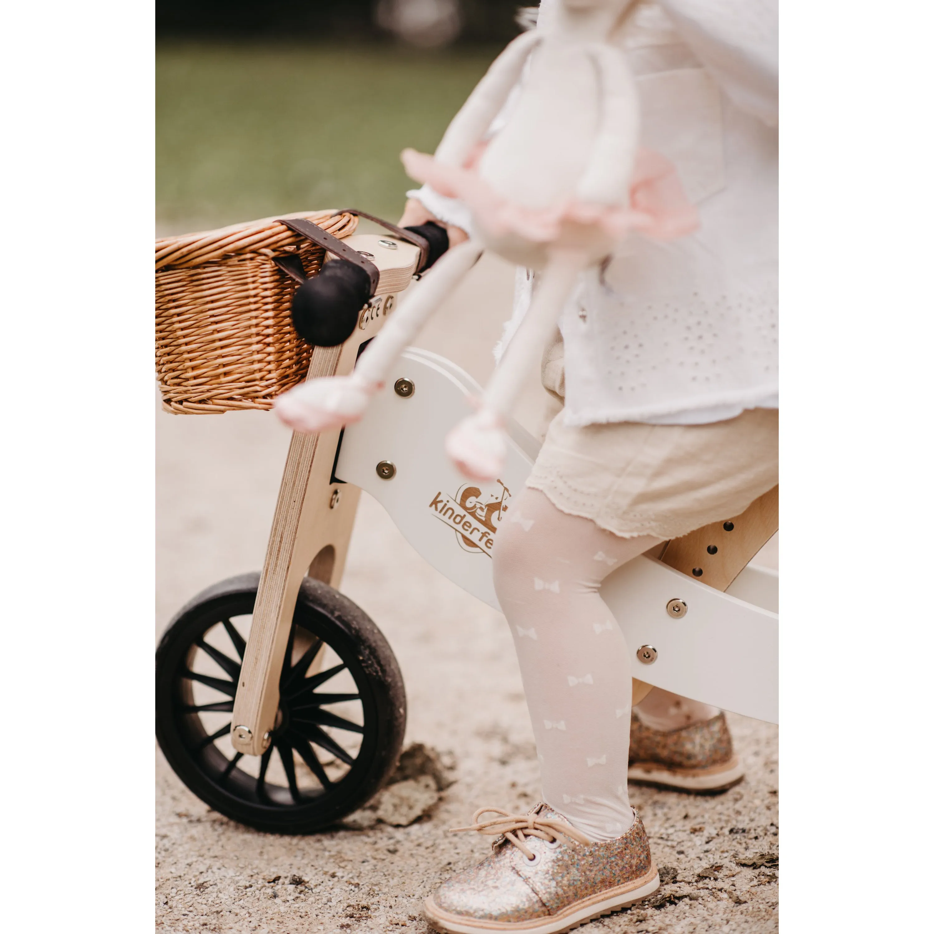 Kinderfeets 2-in-1 Tiny Tot Plus Tricycle & Balance Bike - White
