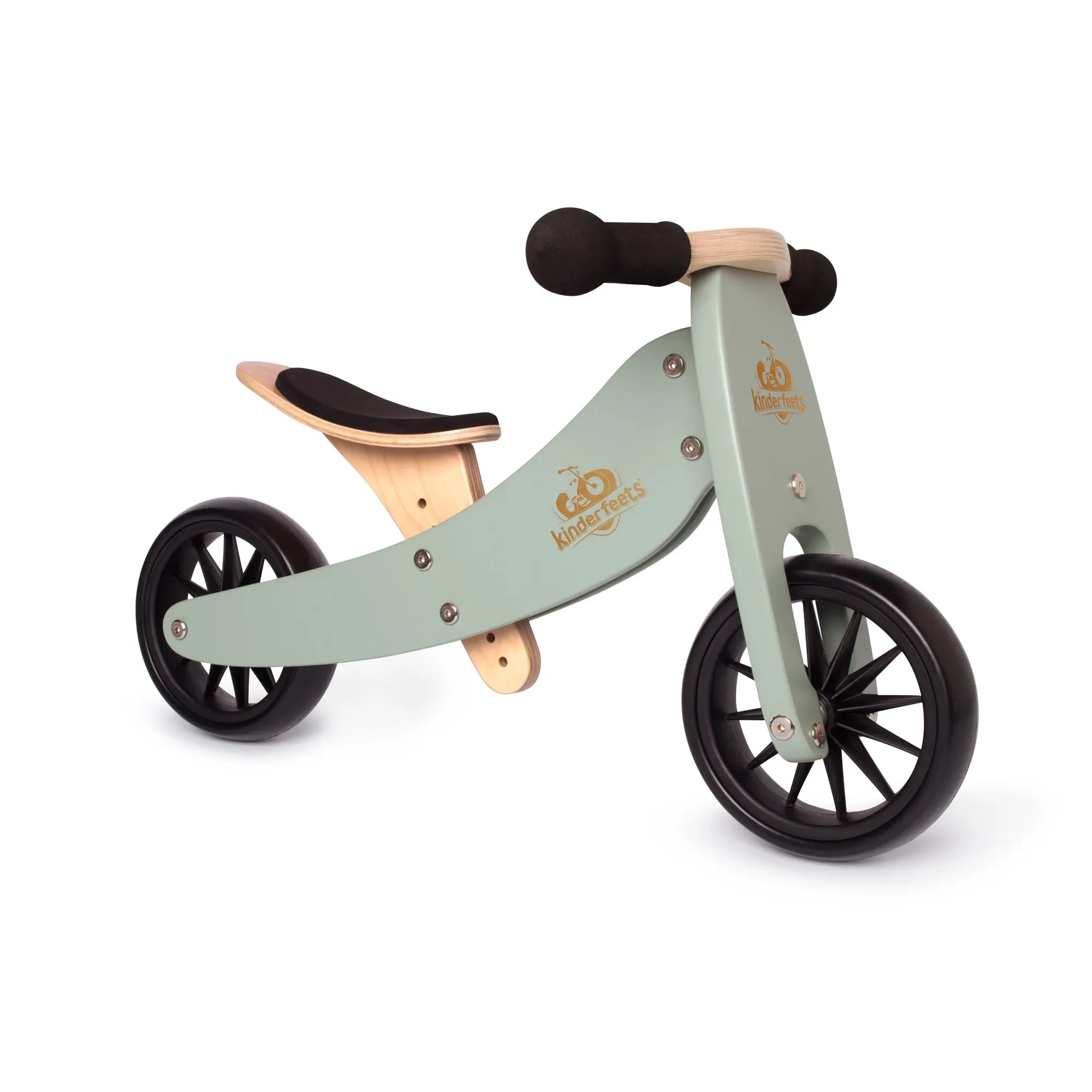 Kinderfeets 2-in-1 Tiny Tot Tricycle & Balance Bike - Sage