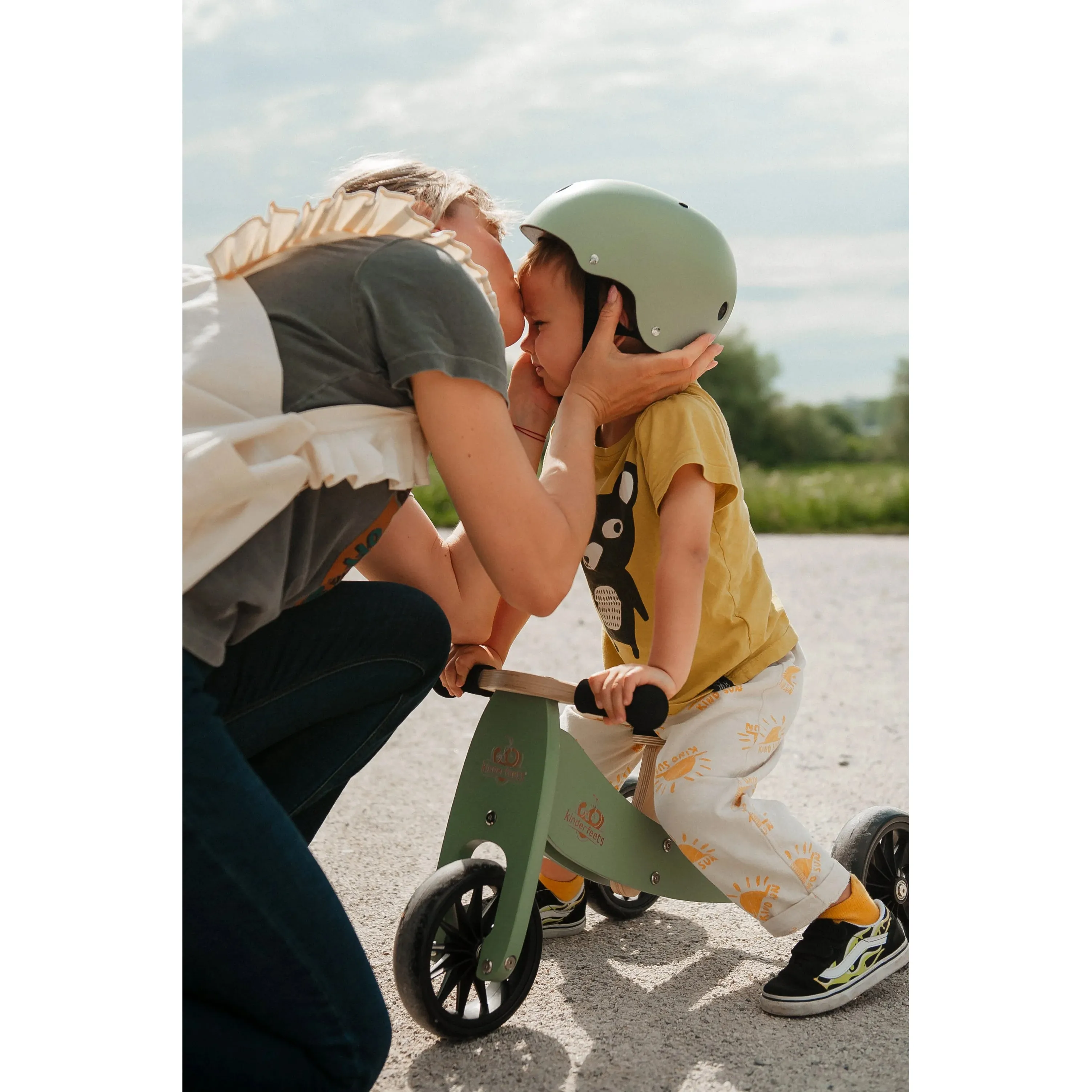 Kinderfeets 2-in-1 Tiny Tot Tricycle & Balance Bike - Sage