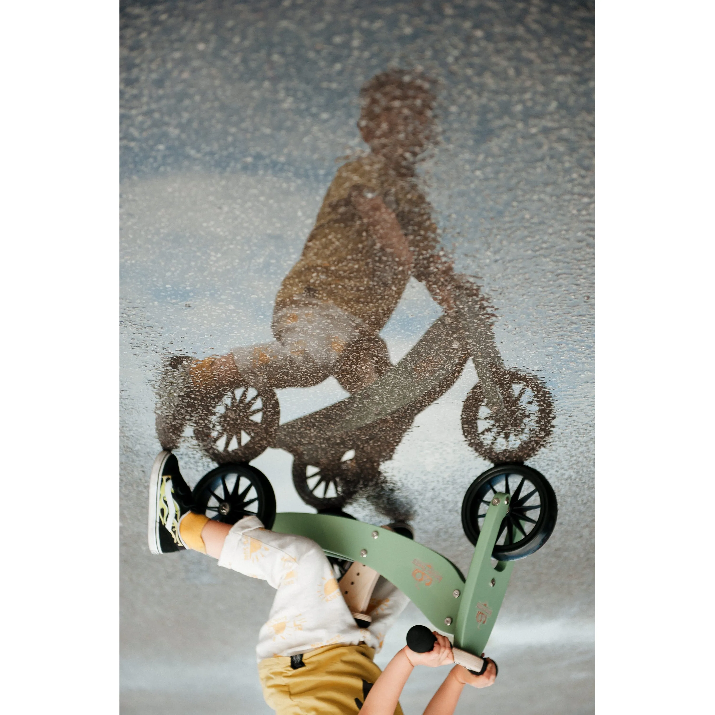 Kinderfeets 2-in-1 Tiny Tot Tricycle & Balance Bike - Sage