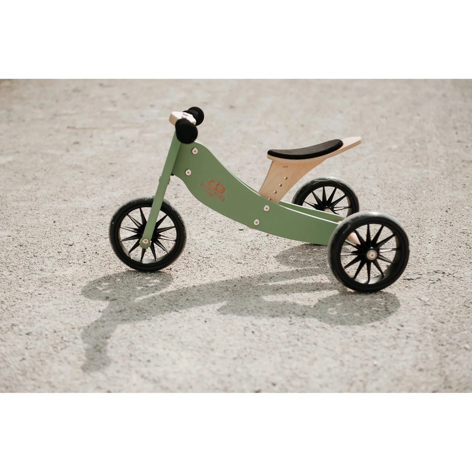 Kinderfeets 2-in-1 Tiny Tot Tricycle & Balance Bike - Sage