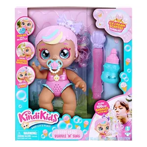 Kindi Kids 50129 Baby Electronic 6.5 inch Doll and 2 Shopkin Accessories