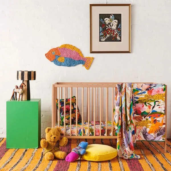 Kip and Co | All Creatures Great & Small Fitted Cot/Bassinet Sheet