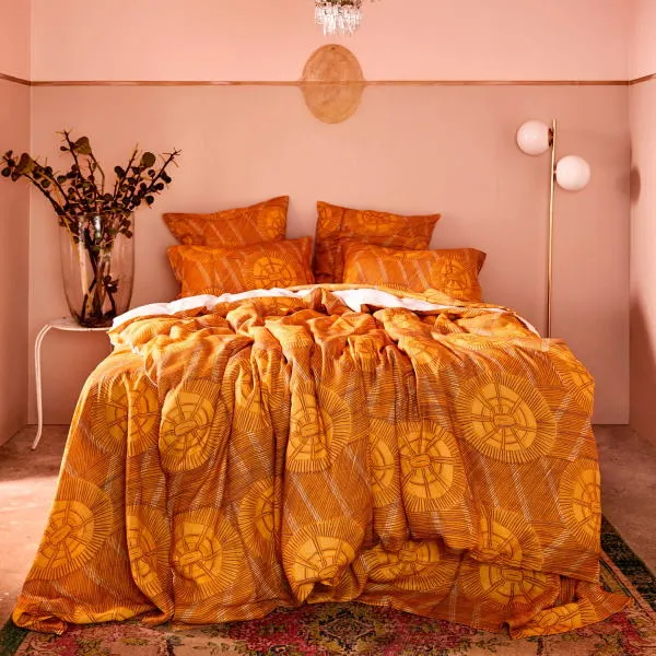 Kip and Co x Bábbarra | Marebu | Linen Fitted Sheet | King Single LAST ONE!