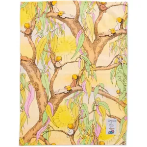 Kip and Co x May Gibbs | Linen Tea Towel Sunrise Delight