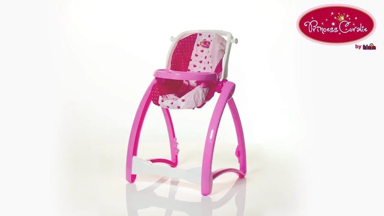 Klein 1682 Princess Coralie Doll High Chair 4 in 1