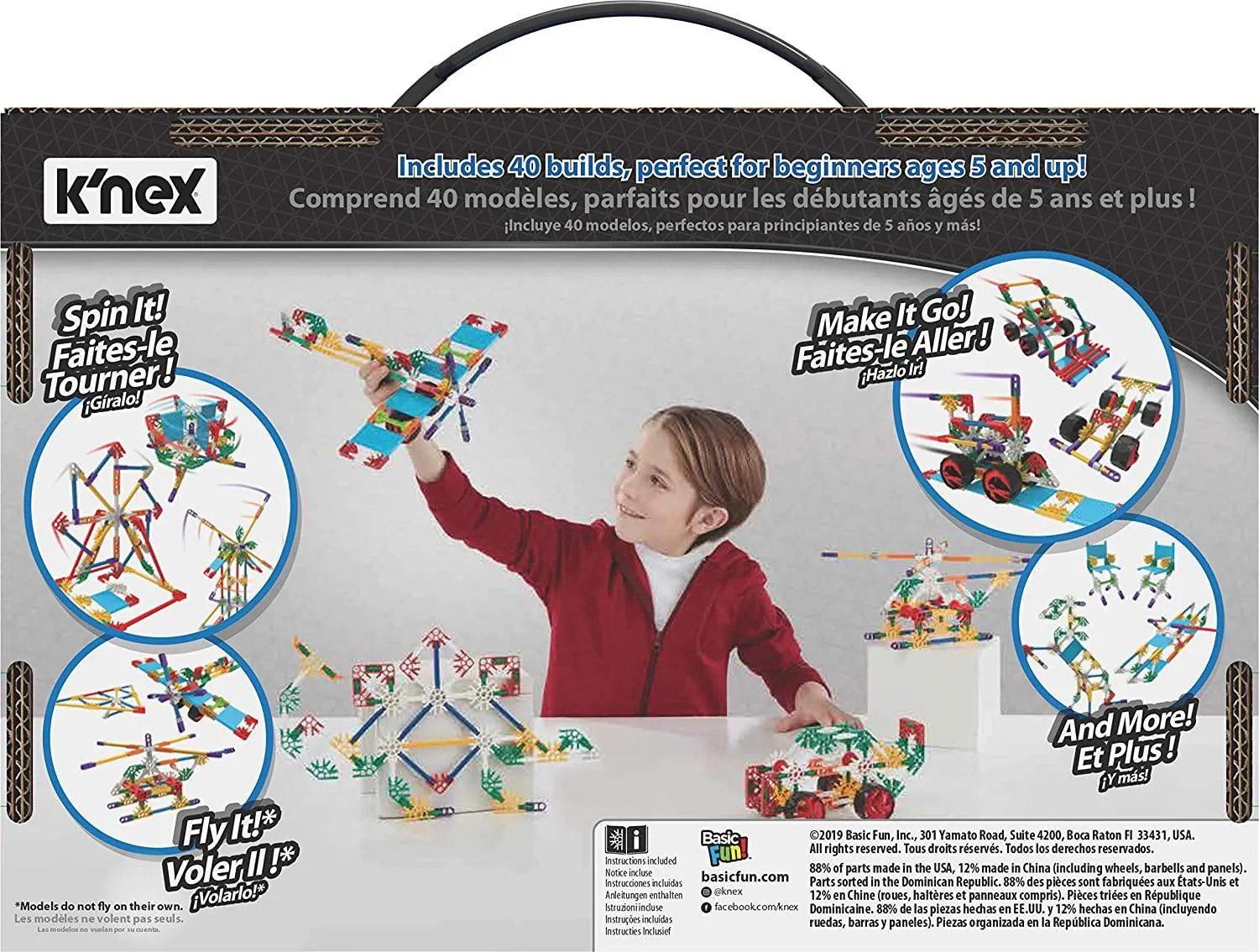 K'NEX 15210 Beginner 40 Model Building Set
