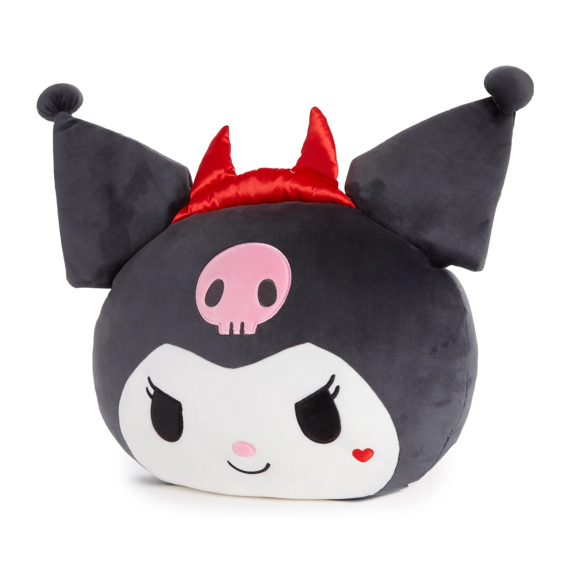 Kuromi Face Plush (Strawberry Treat Series) SANRIO
